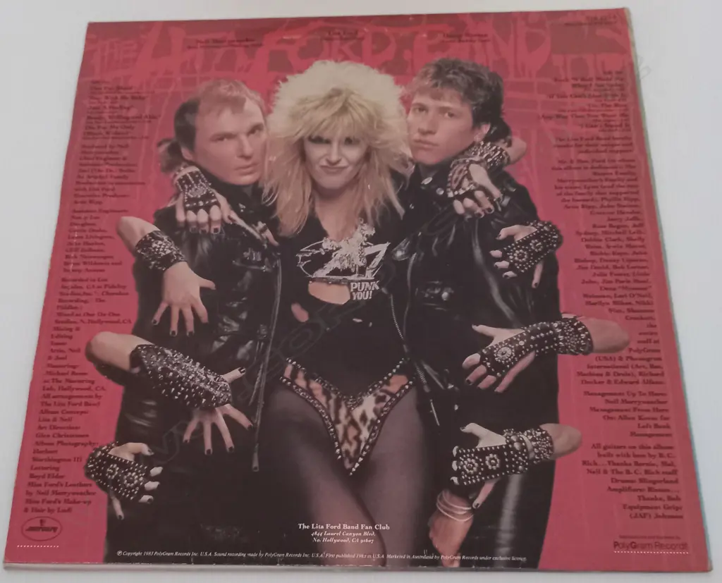 Lita Ford, Out For Blood Image 1++